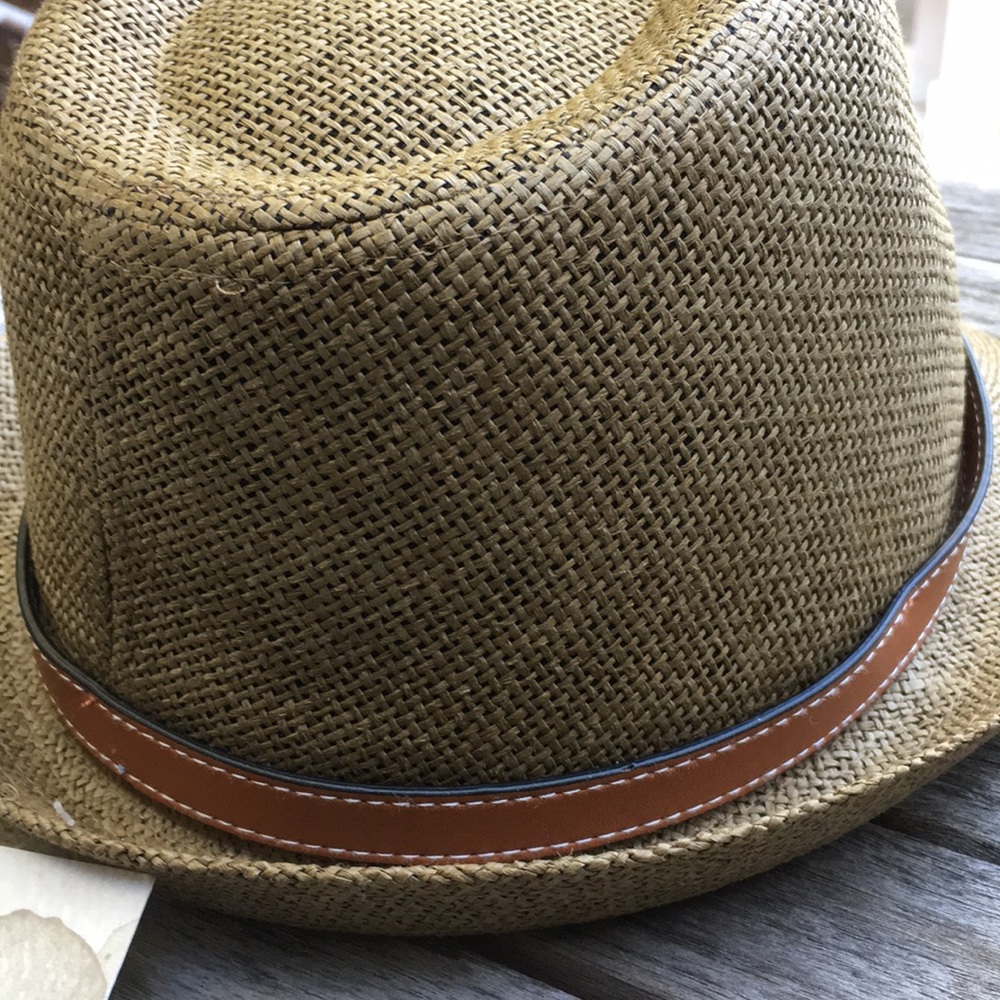 New! Olive Belted Fedora - Picture 5 of 6